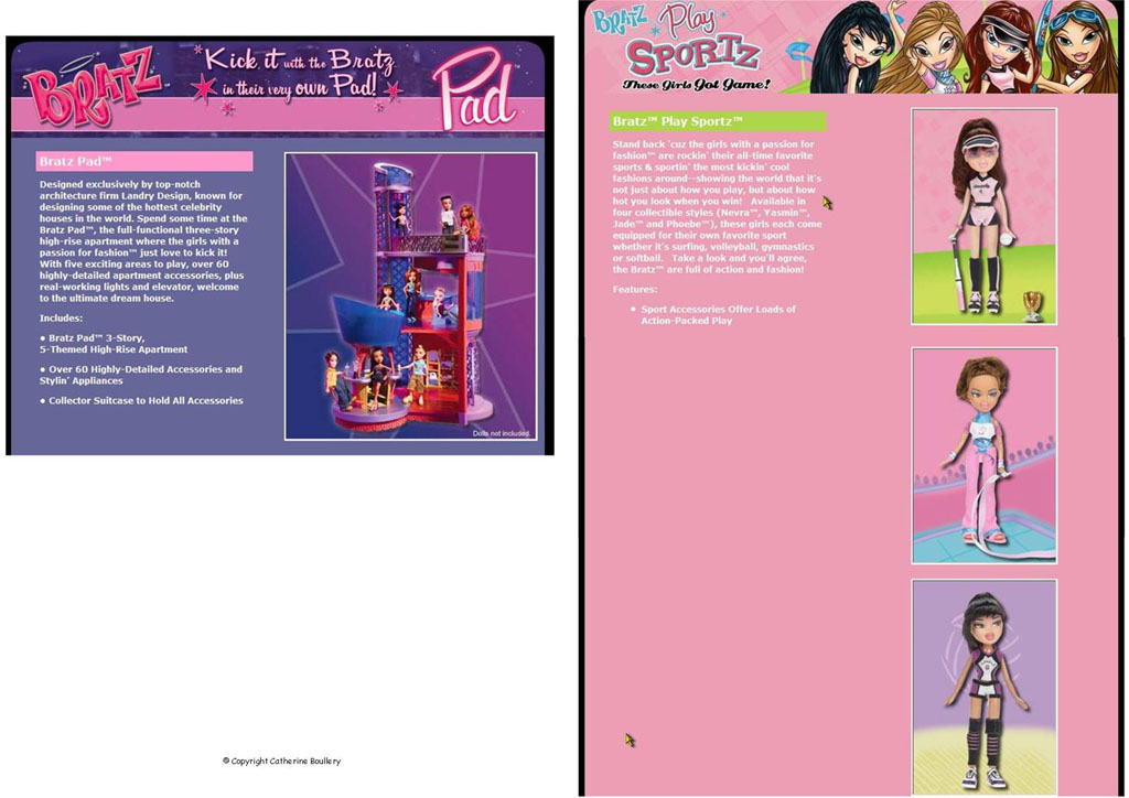 Bratz Catalogues